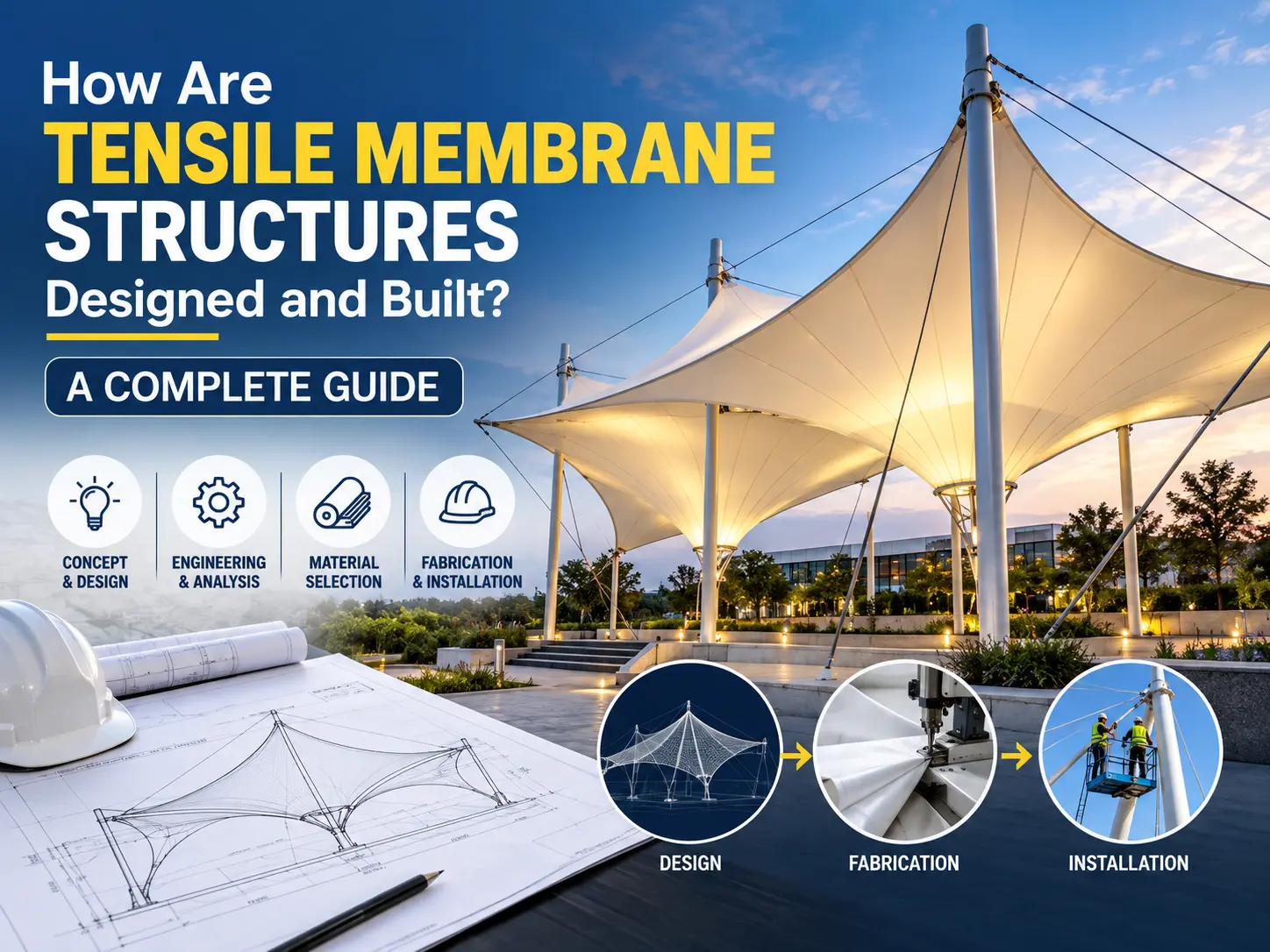 How Are Tensile Membrane Structures Designed and Built? A Complete Guide
