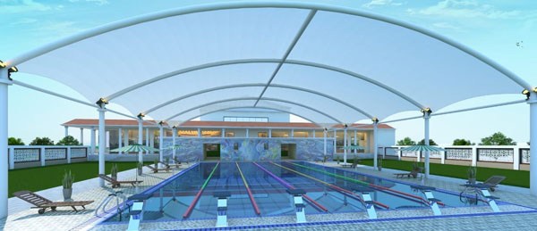 Tensile Swimming Pool Structure Bhiwani