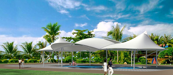 Tensile Swimming Pool Structure Hansi