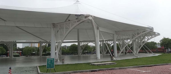 Tensile Walkway Structure Rishikesh