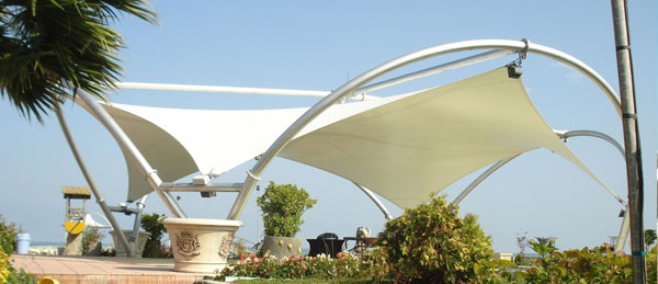 Tensile Garden Structure Sarnath