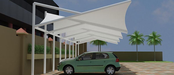 Tensile Car Parking Shed Srinagar